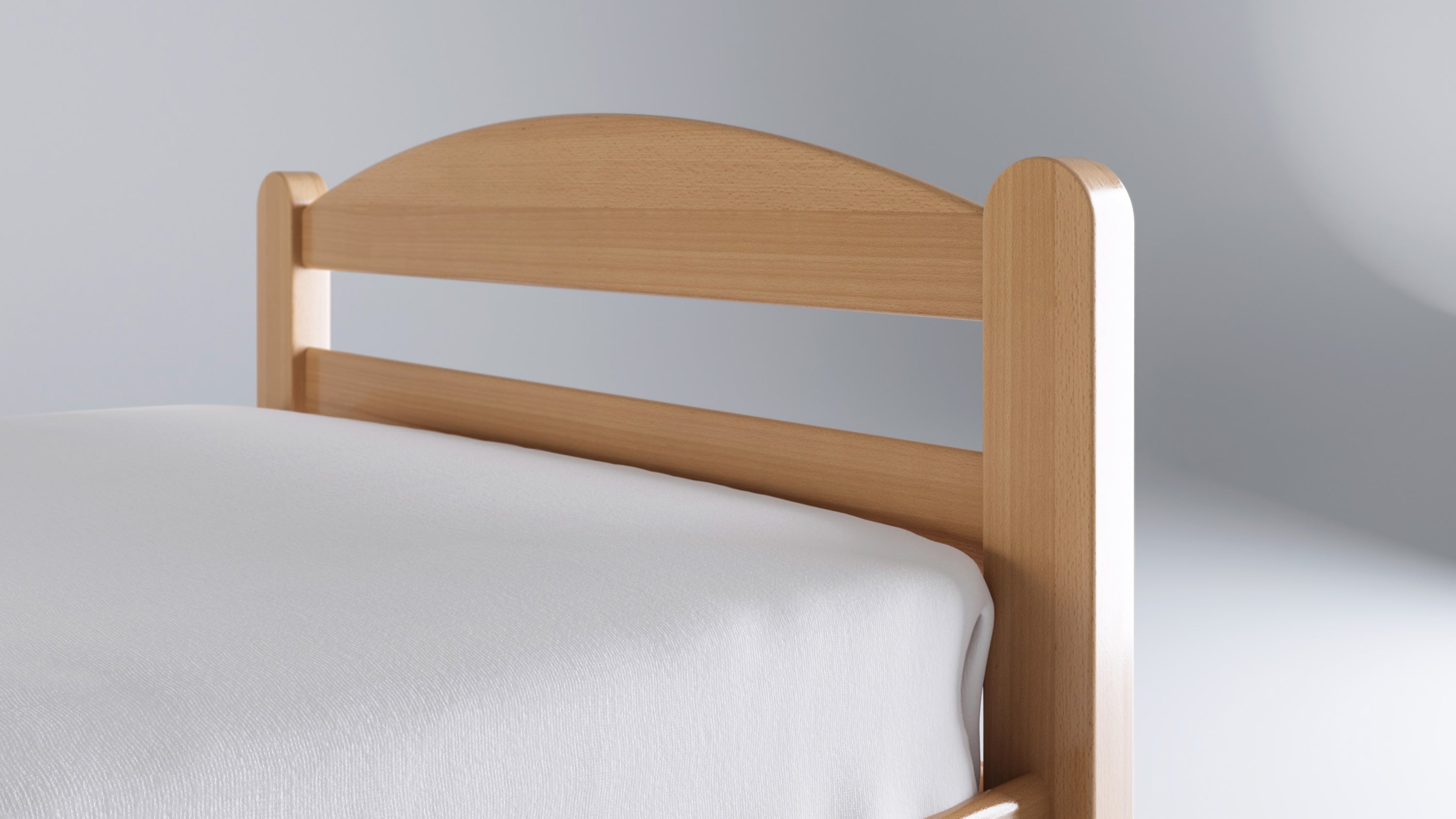 SolidBase® Natur Massivbuche Bett