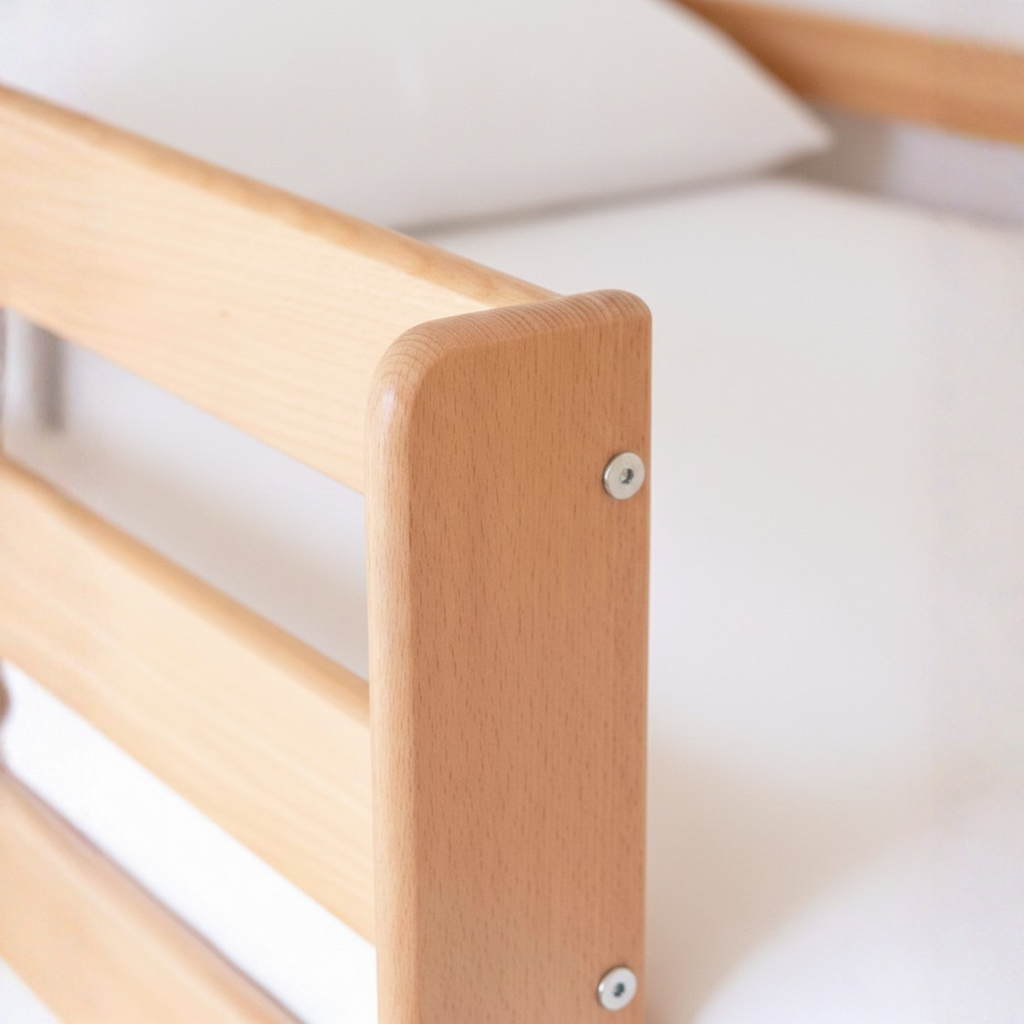 StrongBunk® Etagenbett / Stockbett Natur Buche massiv Vollholz 90 x 200 - Natur