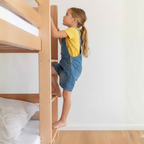 StrongBunk® Etagenbett / Stockbett Natur Buche massiv Vollholz 90 x 200 - Natur