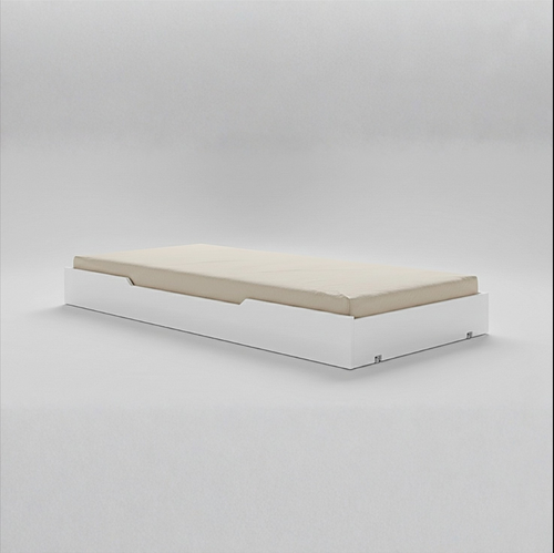 Bettkasten Schublade Weiss Buche Massiv 90x190