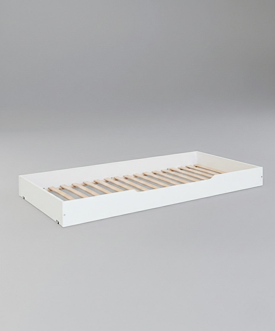 Bettkasten Schublade Weiss Buche Massiv 90x190