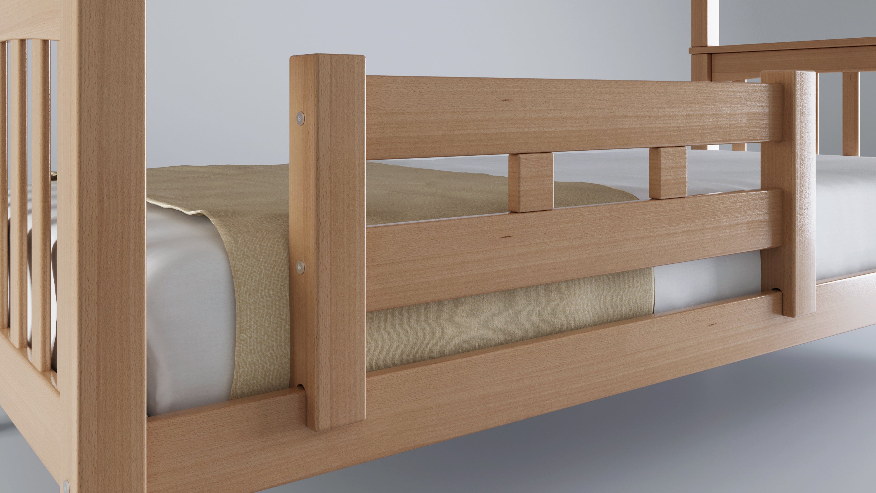 Rausfallschutz Absturzsicherung Y1 Natur Buche Massiv